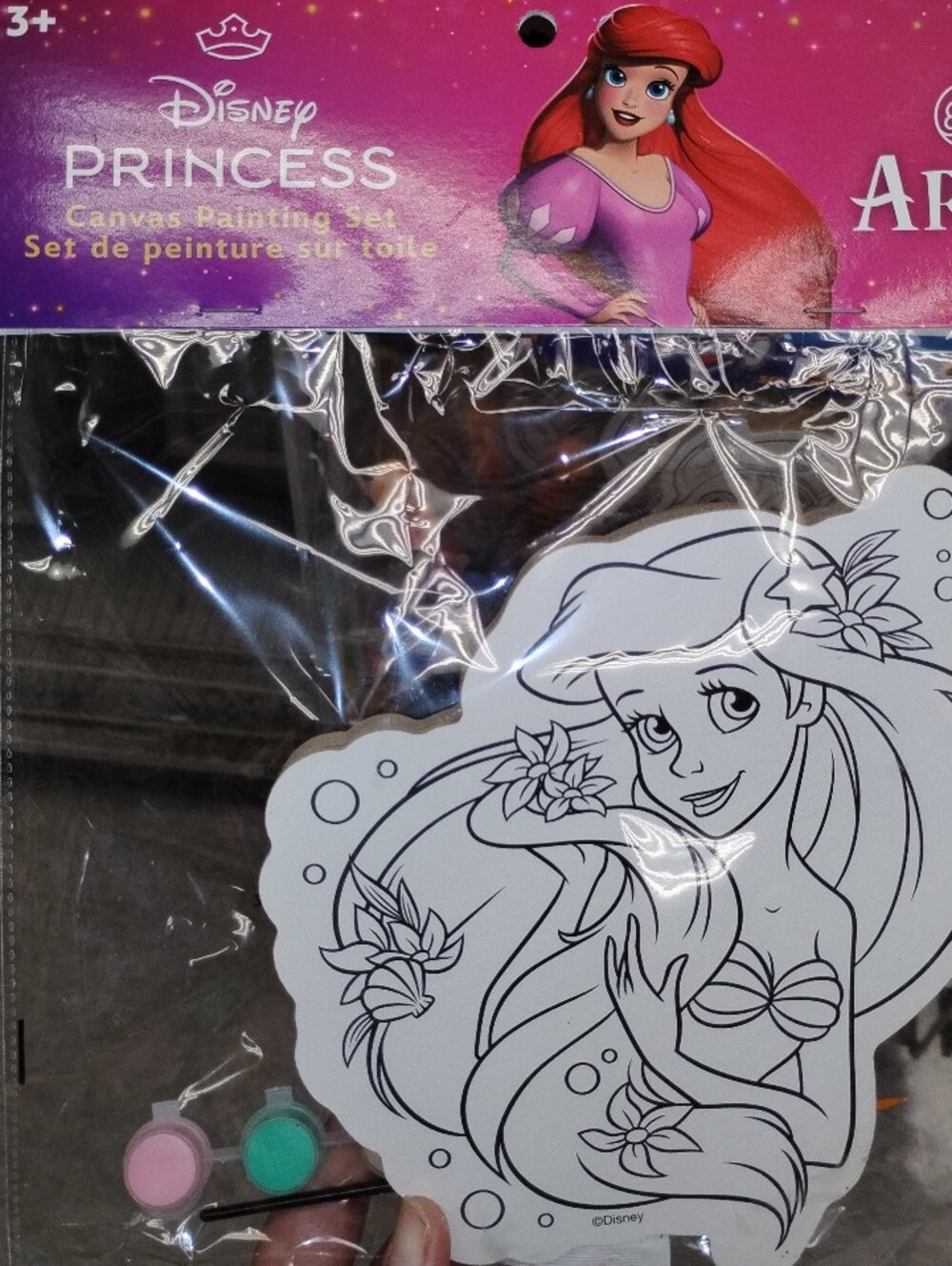 Disney Princess Ariel Canvas Painting Set